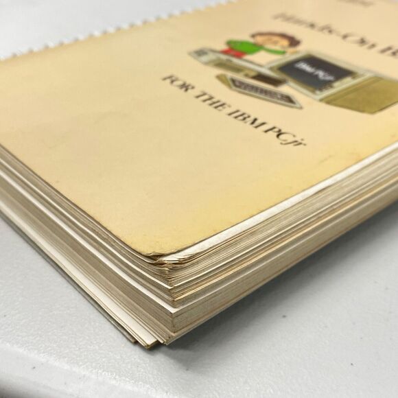 IBM PCjr Computer Manual Hands On Basic for 80s Personal Comp Spiral Book 1983 - Picture 16 of 16